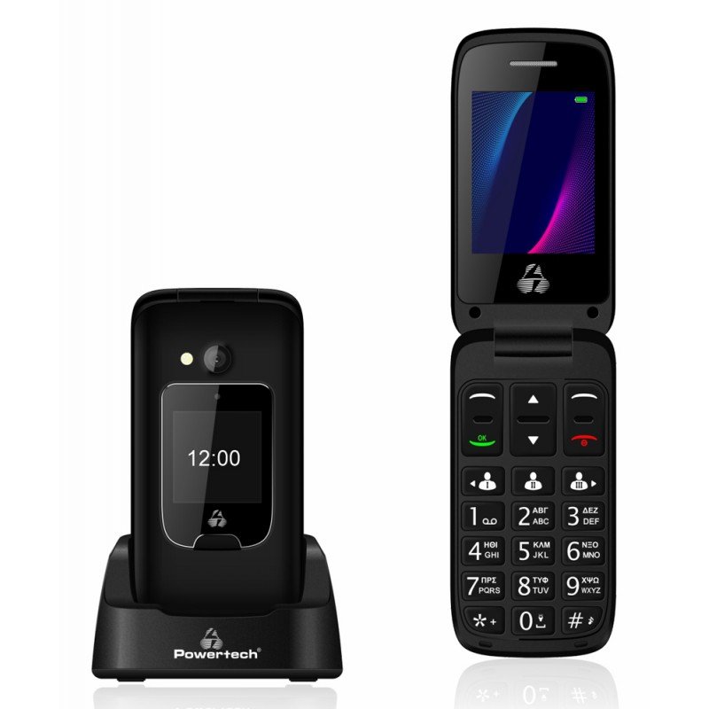 Mobile Cell Phone Sentry III Dual Sim Black Κινητό Τηλέφωνο Powertech PTM-10 Mobile Cell Phone Sentry III Dual Sim Black Κινητό Τηλέφωνο Powertech PTM-10