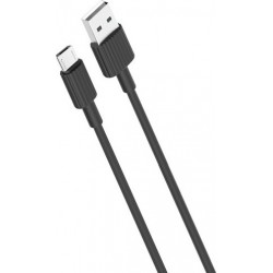 USB A 2.0 Cable Male To Micro USB B Black 1m XO NB156 USB A 2.0 Cable Male To Micro USB B Black 1m XO NB156