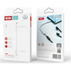 Adapter USB Type C Male - Jack 3.5 Female Cable 0.15m XO-NB-R161 Adapter USB Type C Male - Jack 3.5 Female Cable 0.15m XO-NB-R161