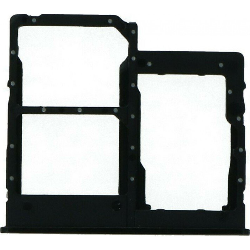 Βάση Κάρτας Μαύρη Samsung Galaxy A20e A202 Sim Tray Black
