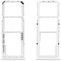 Βάση Κάρτας Λευκή Samsung Galaxy A21s A217 Sim Tray White Βάση Κάρτας Λευκή Samsung Galaxy A21s A217 Sim Tray White