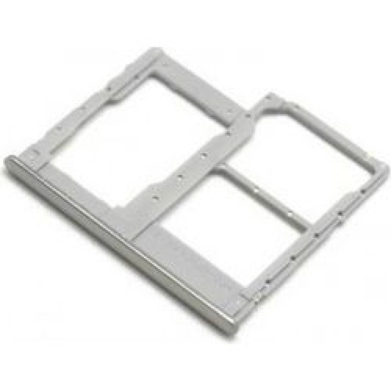 Βάση Κάρτας Ασημί Samsung Galaxy A40 Α405 Sim Tray Silver