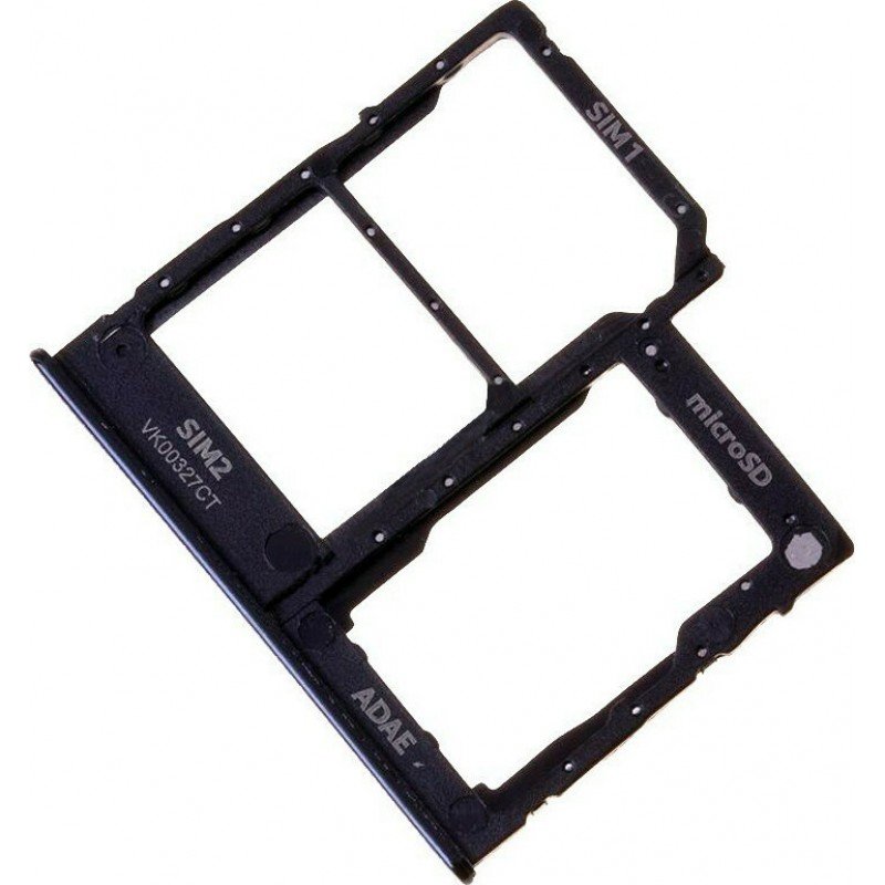 Βάση Κάρτας Μαύρη Samsung Galaxy A40 Α405 Sim Tray Black