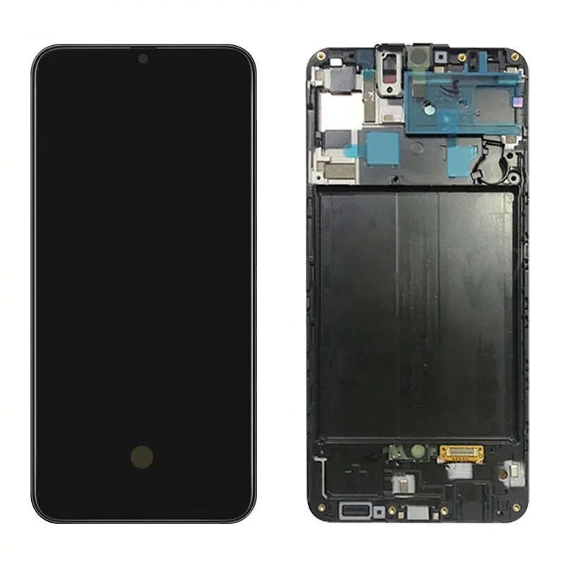 Οθόνη Samsung Galaxy A50s A507 OLED & Touch & Frame Black OEM