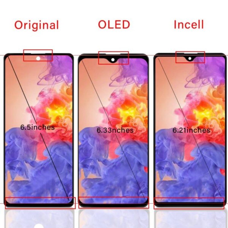 Οθόνη Samsung Galaxy A51 LCD Incell & Touch & Frame Black A515