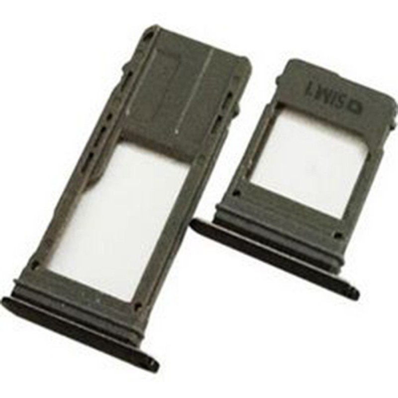 Διπλή Βάση Κάρτας Μαύρη Samsung Galaxy A5 2017/A7 2017 A520/A720 Sim Tray Black