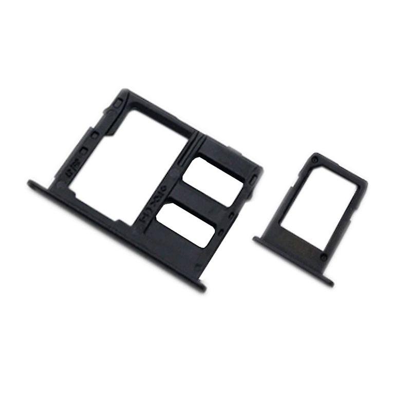 Διπλή Βάση Κάρτας Μαύρη Samsung Galaxy A6 2018/A6 Plus 2018 A600/A605 Sim Tray Black