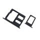 Διπλή Βάση Κάρτας Μαύρη Samsung Galaxy A6 2018/A6 Plus 2018 A600/A605 Sim Tray Black