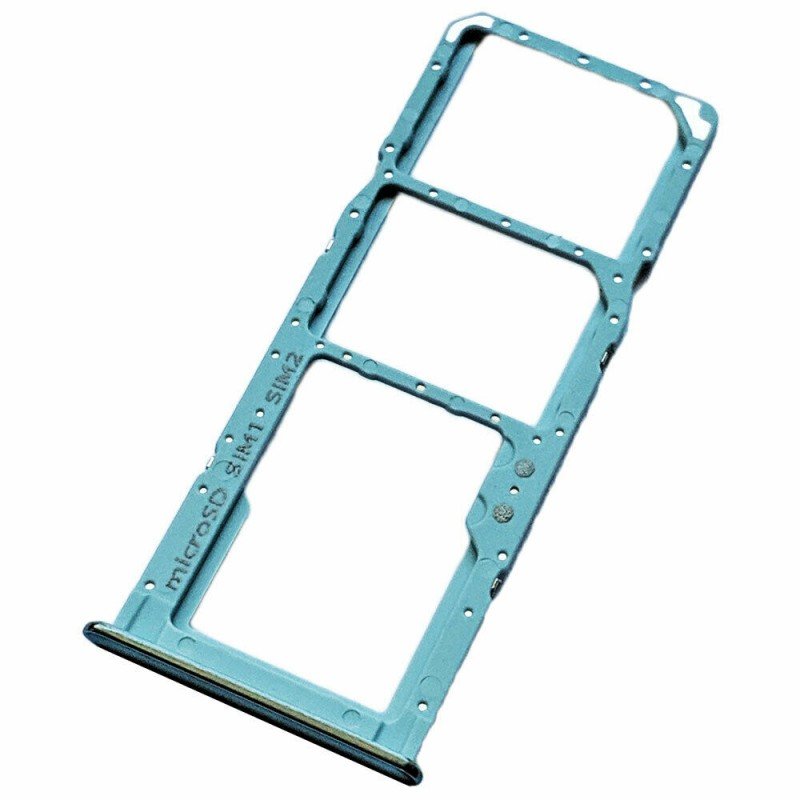 Διπλή Βάση Κάρτας Μπλε Samsung Galaxy A71 A715 Sim Tray Blue