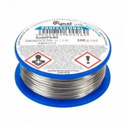 Cynel 100gr Solder Cored Lead Free Sn60/Pb40 Κασσιτεροκόλληση Κασσίτερος Καλάι 1mm Cynel 100gr Solder Cored Lead Free Sn60/Pb40 Κασσιτεροκόλληση Κασσίτερος Καλάι 1mm