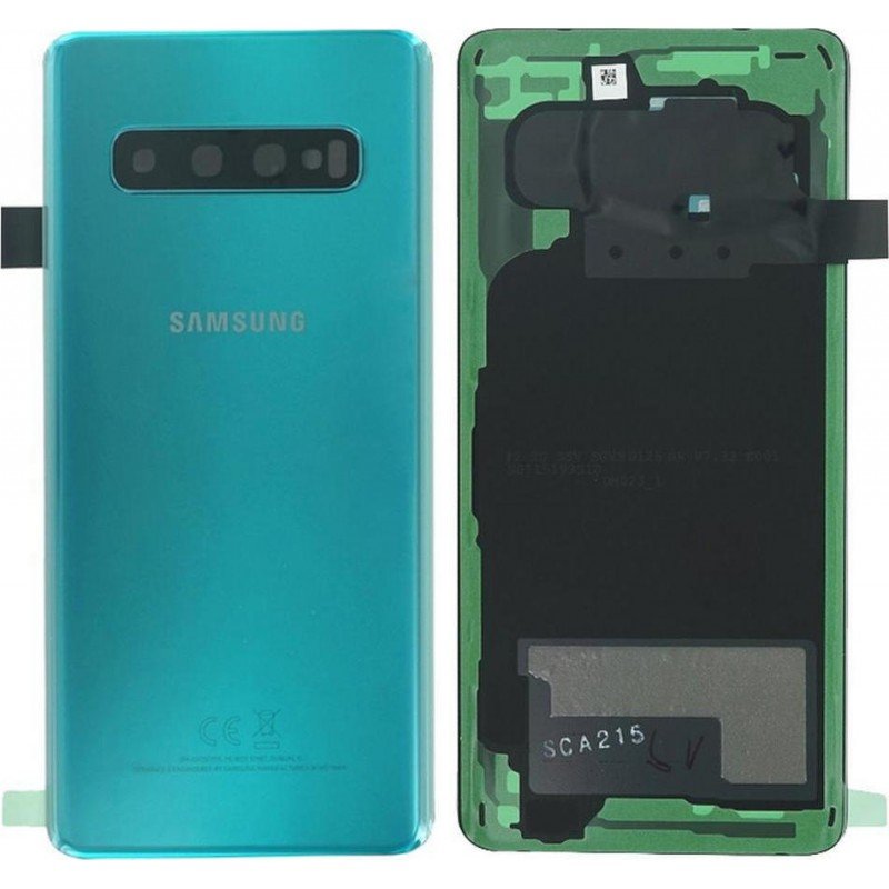 Καπάκι Μπαταρίας Πράσινο Samsung Galaxy S10 G973 OEM Battery Cover Prism Green