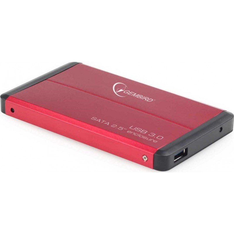 USB 3.0 External Enclosure 2.5 Sata 3 Black-Red Gembird EE2-U3S-2-R Εξωτερική Θήκη Σκληρού USB 3.0 External Enclosure 2.5 Sata 3 Black-Red Gembird EE2-U3S-2-R Εξωτερική Θήκη Σκληρού