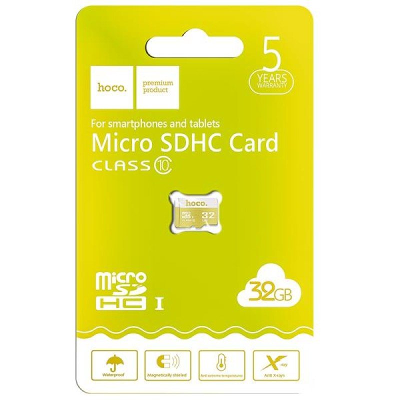 32Gb Memory Micro SD Card Class 10 UHC-I Hoco 32Gb Memory Micro SD Card Class 10 UHC-I Hoco