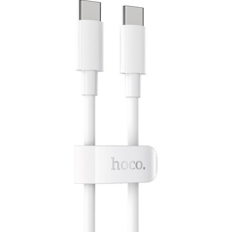 USB 3.1 Type C Cable Male To Type C Cable Male 1m White 5A Καλώδιο Σύνδεσης Λευκό Hoco X51 USB 3.1 Type C Cable Male To Type C Cable Male 1m White 5A Καλώδιο Σύνδεσης Λευκό Hoco X51