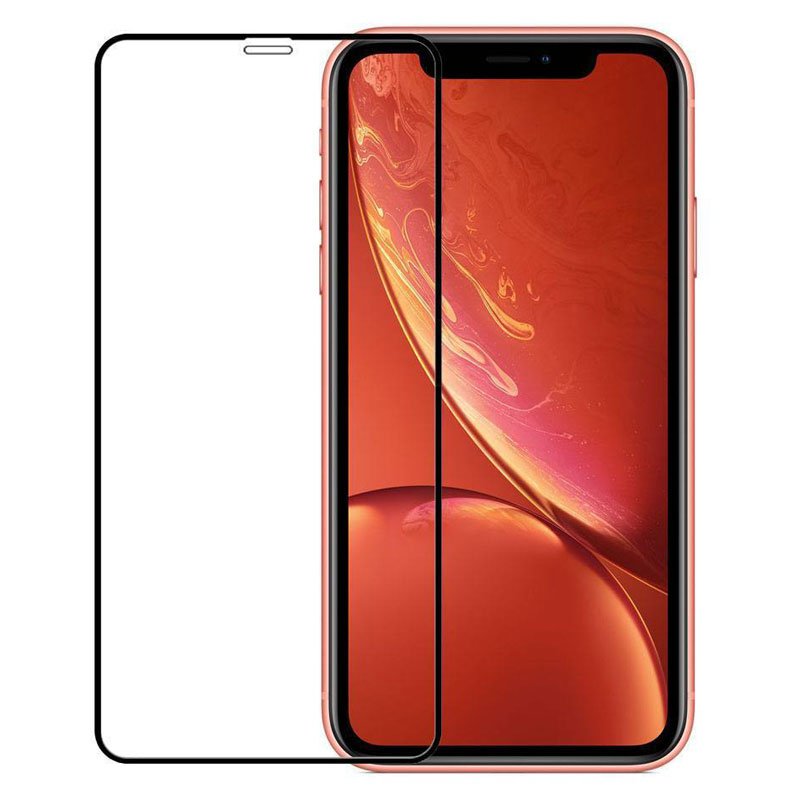 Tempered Glass Full Cover Screen Protector Black 9H 0.3mm iPhone XR/11 Γυάλινο Προστατευτικό Οθόνης