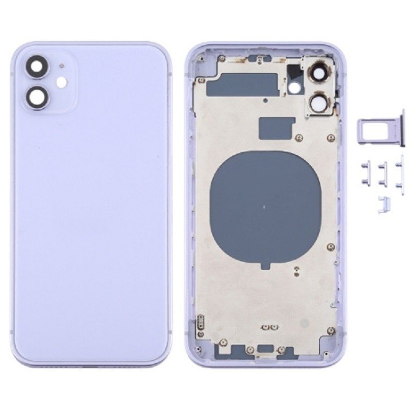 Καπάκι Μπαταρίας - Πλαίσιο Μωβ iPhone 11 Housing - Frame Purple