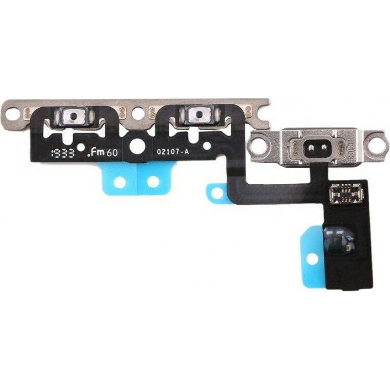 Καλωδιοταινία Ενεργοποίησης Ήχου iPhone 11 Volume Button Flex Cable & Metal Bracket i11