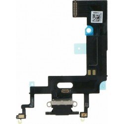 Καλωδιοταινία Φόρτισης & Υποδοχή Ακουστικού Μαύρη iPhone XR Charging Port Dock Connector Black iXR