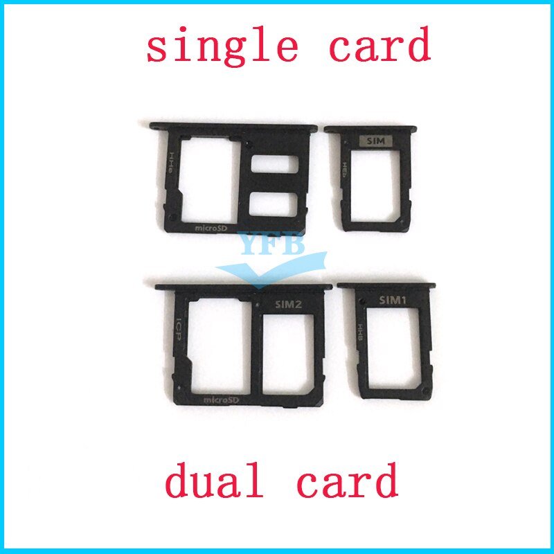 Βάση Κάρτας Μαύρη Samsung Galaxy J4 Plus 2018 J415 Sim Tray Black