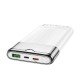 Power Bank Wireless 10000mAh 5V 3A 18W PD+QC3.0 Type C & Micro Usb White Μπαταρία-Φορτιστής Κινητών Συσκευών Hoco J63 Velocity Power Bank Wireless 10000mAh 5V 3A 18W PD+QC3.0 Type C & Micro Usb White Μπαταρία-Φορτιστής Κινητών Συσκευών Hoco J63 Velocity