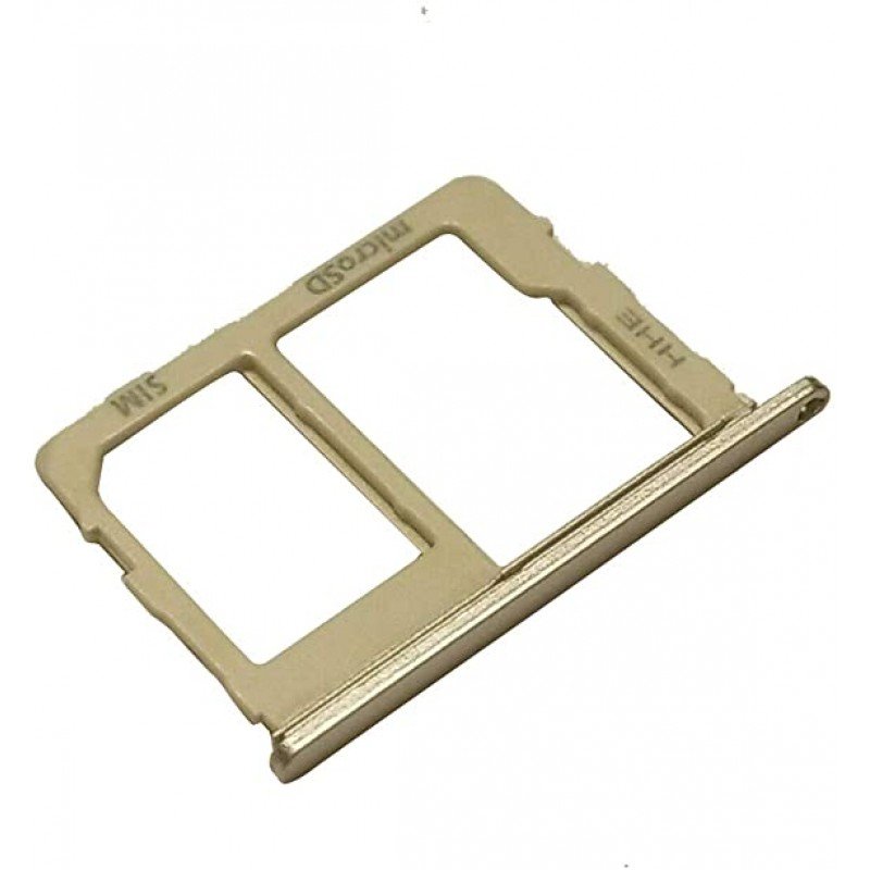 Διπλή Βάση Κάρτας Χρυσή Samsung Galaxy J7 2018 J737 Sim Tray Gold