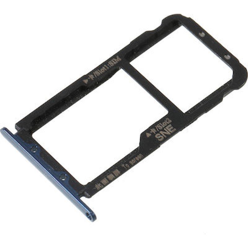 Βάση Κάρτας Μπλε Huawei Mate 20 Lite Original Sim Tray Blue