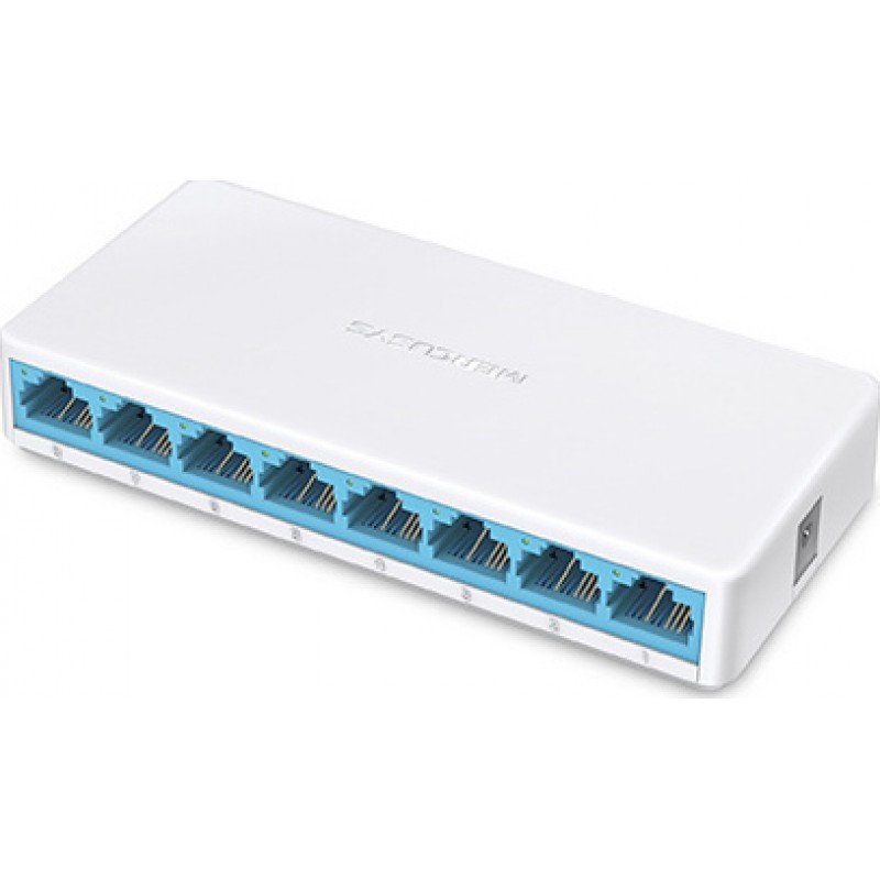 8-Port 10/100M Ethernet Desktop Switch Mercusys MS108 Διακλαδωτής Δικτύου 8-Port 10/100M Ethernet Desktop Switch Mercusys MS108 Διακλαδωτής Δικτύου