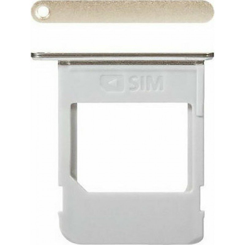 Βάση Κάρτας Χρυσή Samsung Note 5 N920 Sim Tray Gold