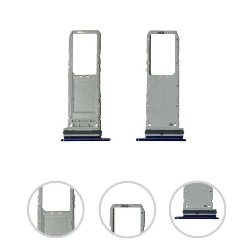 Βάση Κάρτας Sim Μαύρη Samsung Note 10 N970 Sim Tray Black