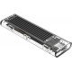 USB 3.1 Type C External Enclosure M.2 SSD Transparent Orico TCM2F-C3-BK-BP