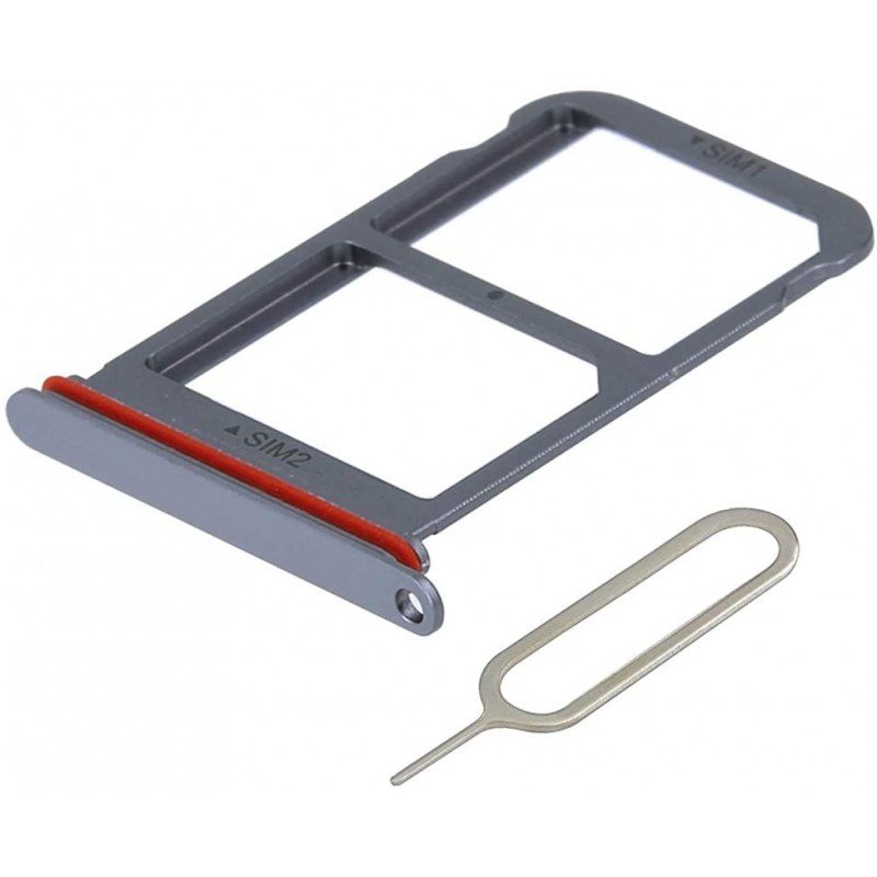 Βάση Κάρτας Διπλή Μωβ Huawei P20 Sim Tray Aurora Purple