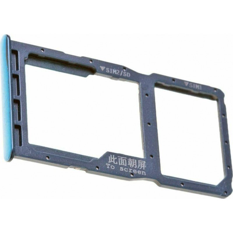 Βάση Κάρτας Διπλή Μπλε Huawei P30 Lite/Nova 4e Sim Tray Blue