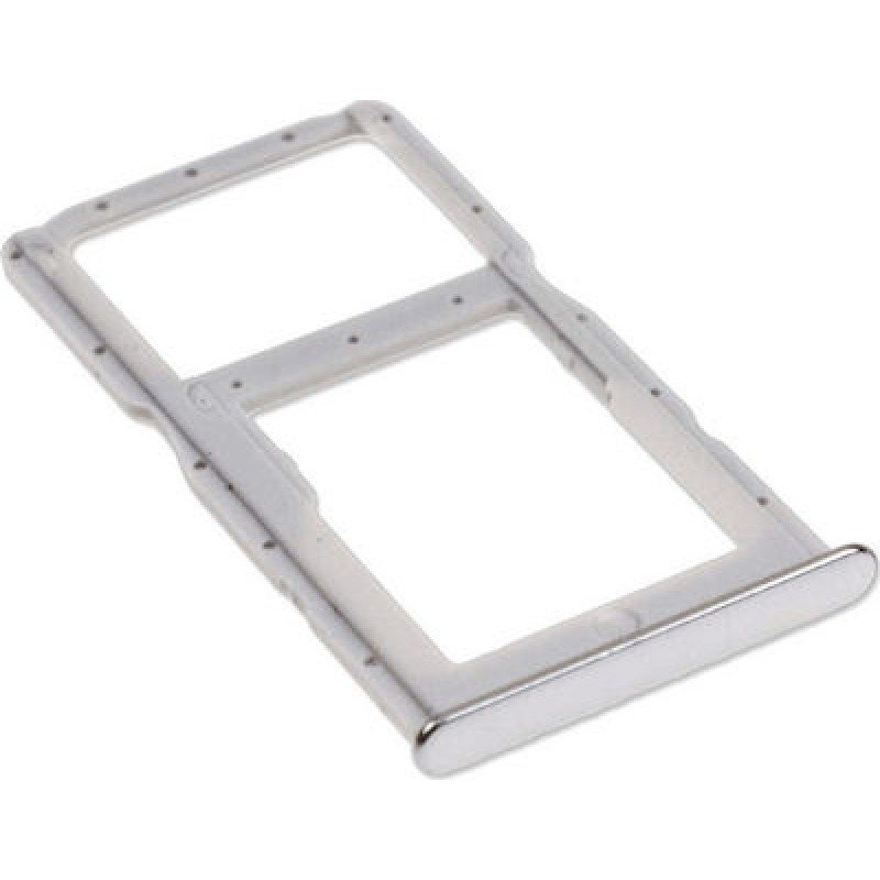 Βάση Κάρτας Διπλή Λευκή Huawei P30 Lite/Nova 4e Sim Tray White