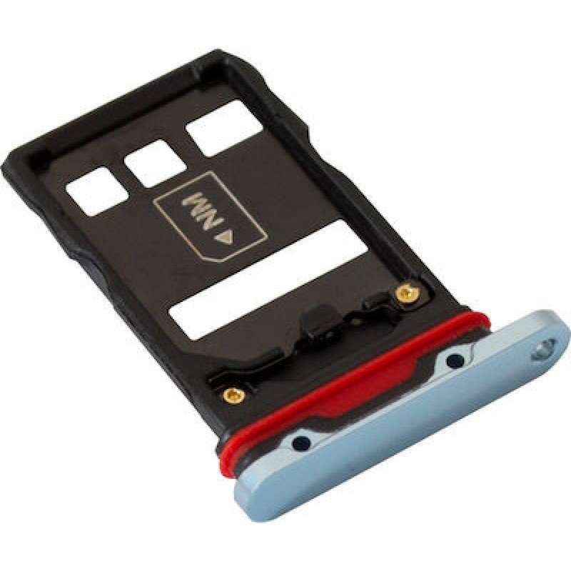 Βάση Κάρτας Διπλή Μπλε Huawei P30 Pro Sim Tray Light Blue