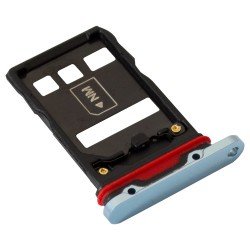 Βάση Κάρτας Διπλή Ασημί Huawei P30 Pro Sim Tray Silver