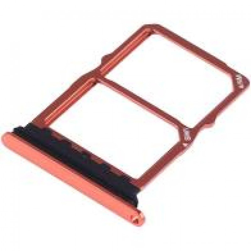 Βάση Κάρτας Διπλή Πορτοκαλί Huawei P30 Sim Tray Orange