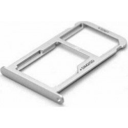 Βάση Κάρτας Ασημί Huawei P9/P9 Lite/P9 Plus Sim Tray Silver