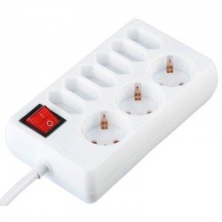 GOC-3/6S SUKO POWER SWITCH 6 +3 PORTS ON-OFF ΠΟΛΥΜΠΡΙΖΟ 6 ΘΕΣΕΩΝ & 3 ΘΕΣΕΩΝ ΣΟΥΚΟ ΛΕΥΚΟ 1.5m KF-S03/6K GOC-3/6S SUKO POWER SWITCH 6 +3 PORTS ON-OFF ΠΟΛΥΜΠΡΙΖΟ 6 ΘΕΣΕΩΝ & 3 ΘΕΣΕΩΝ ΣΟΥΚΟ ΛΕΥΚΟ 1.5m KF-S03/6K