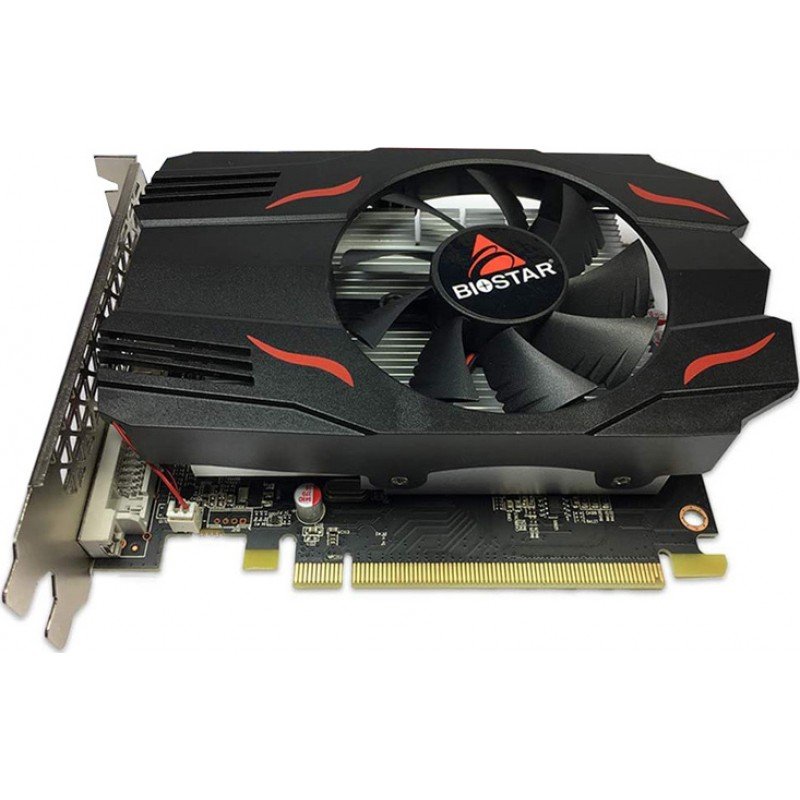 Biostar Vga Radeon RX550 4GB GDDR5 Gaming HDMI-DP-DVI-D Κάρτα Γραφικών Biostar Vga Radeon RX550 4GB GDDR5 Gaming HDMI-DP-DVI-D Κάρτα Γραφικών