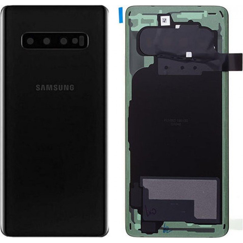 Καπάκι Μπαταρίας Μαύρο Samsung Galaxy S10 G973 OEM Battery Cover Carbon Black