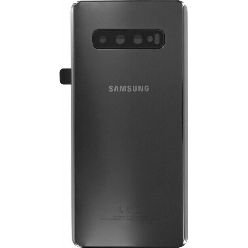 Καπάκι Μπαταρίας Μαύρο Samsung S10 Plus G975 OEM Battery Cover Ceramic Black