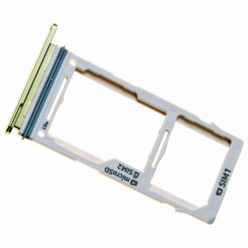 Διπλή Βάση Κάρτας Κίτρινη Samsung Galaxy S10e/S10/S10 Plus Double Sim Tray Yellow G970/G973/G975