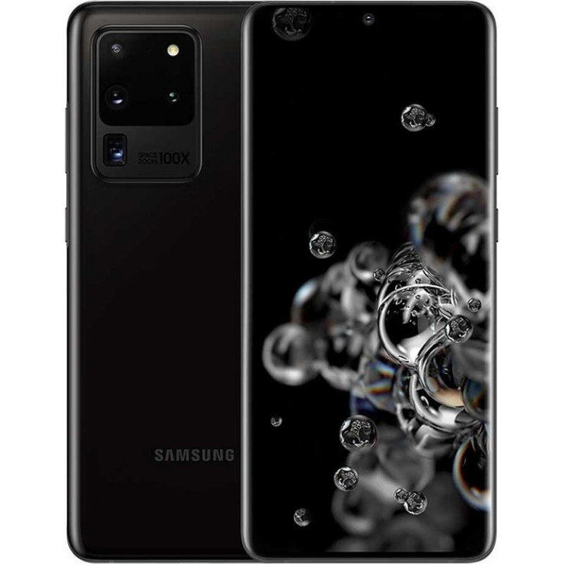 Samsung Galaxy S20 Ultra Smart Phone IPS 6.9" SM-G988 5G Octa Core 128Gb Black Refurbished Samsung Galaxy S20 Ultra 6.9" SM-G988 5G 128Gb Black Refurbished
