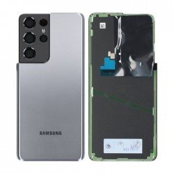 Καπάκι Μπαταρίας Ασημί Samsung Galaxy S21 Ultra G998 OEM Battery Cover Silver Καπάκι Μπαταρίας Ασημί Samsung Galaxy S21 Ultra G998 OEM Battery Cover Silver