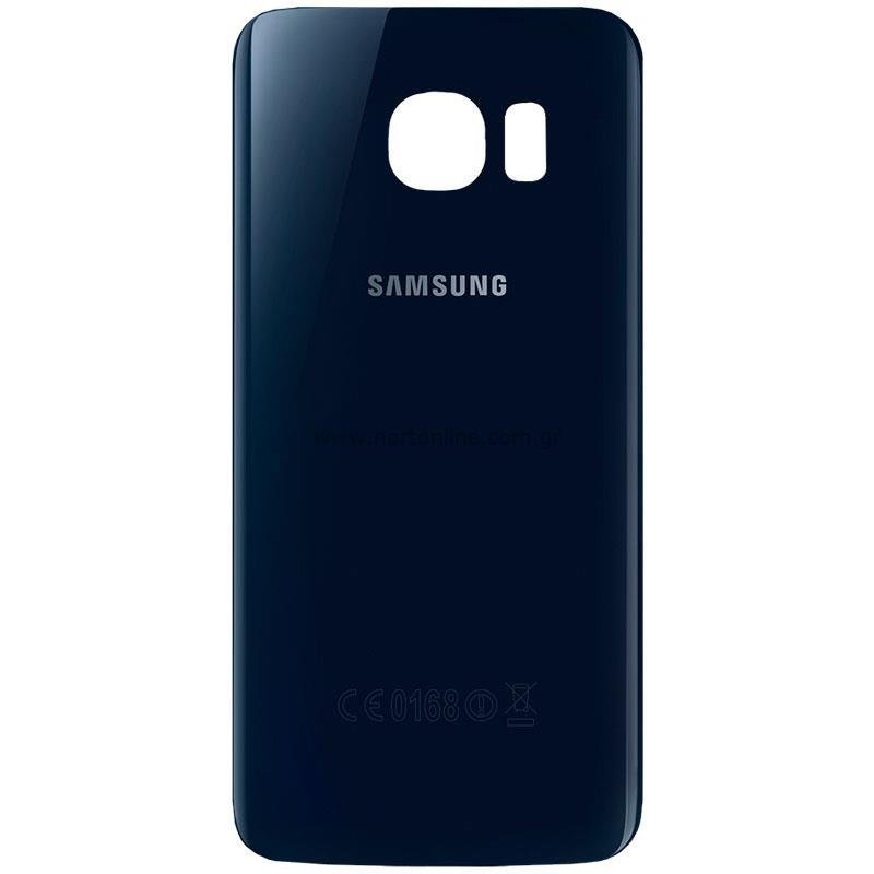 Καπάκι Μπαταρίας Μαύρο Samsung S6 G920 OEM Battery Cover Black-Blue