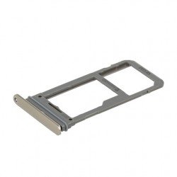 Διπλή Βάση Κάρτας Sim Χρυσή Samsung Galaxy S8/S8 Plus Sim Tray Gold G950F/G955F Διπλή Βάση Κάρτας Sim Χρυσή Samsung Galaxy S8/S8 Plus Sim Tray Gold G950F/G955F