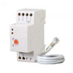 Night Sensor White 20A IP65 Αισθητήρας Νύχτας Ράγας Λευκός Starlux ST308