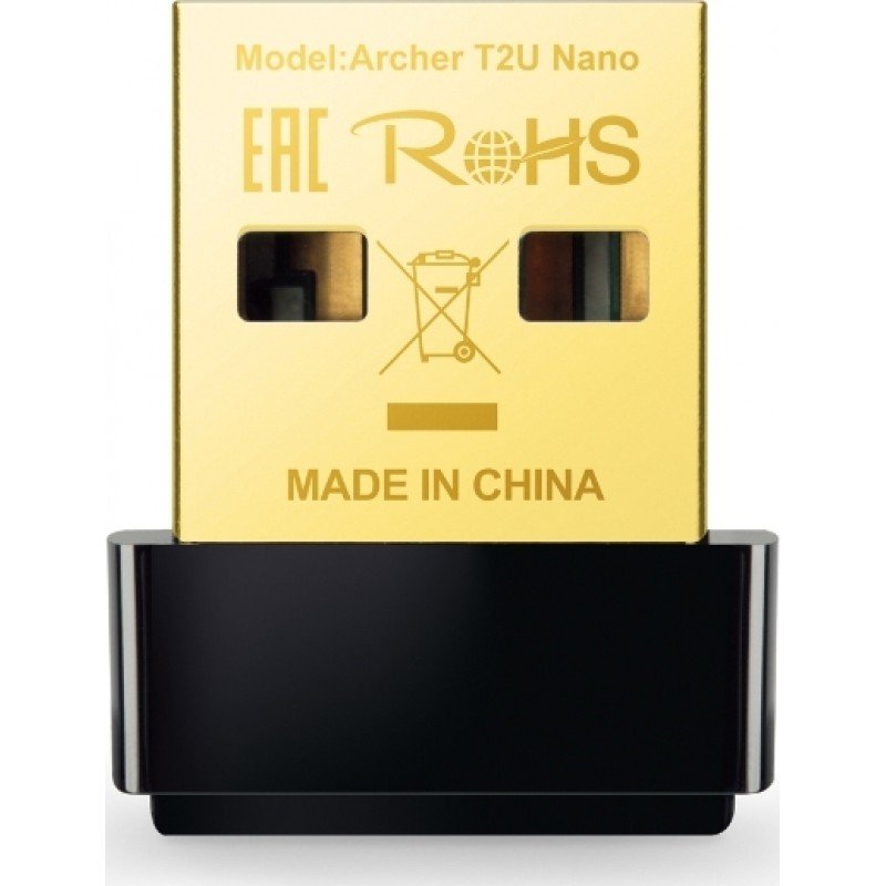 Wireless N USB 2.0 TP-Link ArcherT2U Nano Adapter WiFi 2.4-5Ghz 600Mbps Ασύρματη Κάρτα δικτύου 802.11Ν Wireless N USB 2.0 TP-Link ArcherT2U Nano Adapter WiFi 2.4-5Ghz 600Mbps Ασύρματη Κάρτα δικτύου 802.11Ν