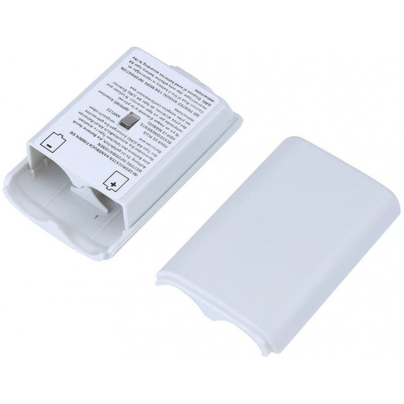 Joypad Battery Case White Θήκη Μπαταρίας Χειριστηρίου Λευκή Xbox 360