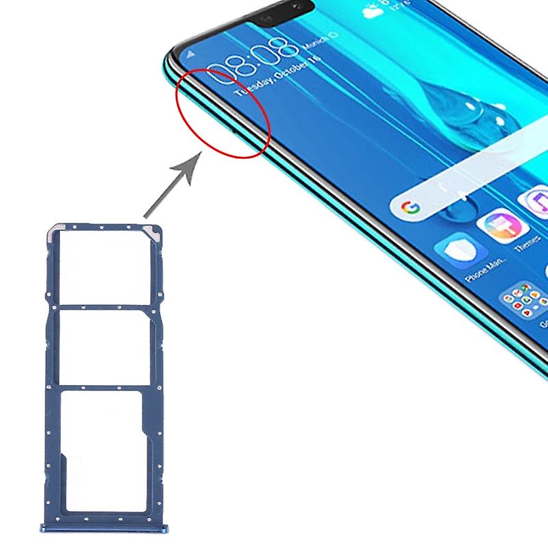 Βάση Κάρτας Μπλε Huawei Y9 2019/Enjoy 9 Plus Sim Tray Blue